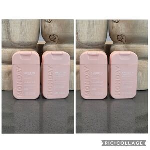 Monday Smooth Wheat Protein Shampoo & Conditioner 1.69oz Each NEW x 2 (Two) Sets